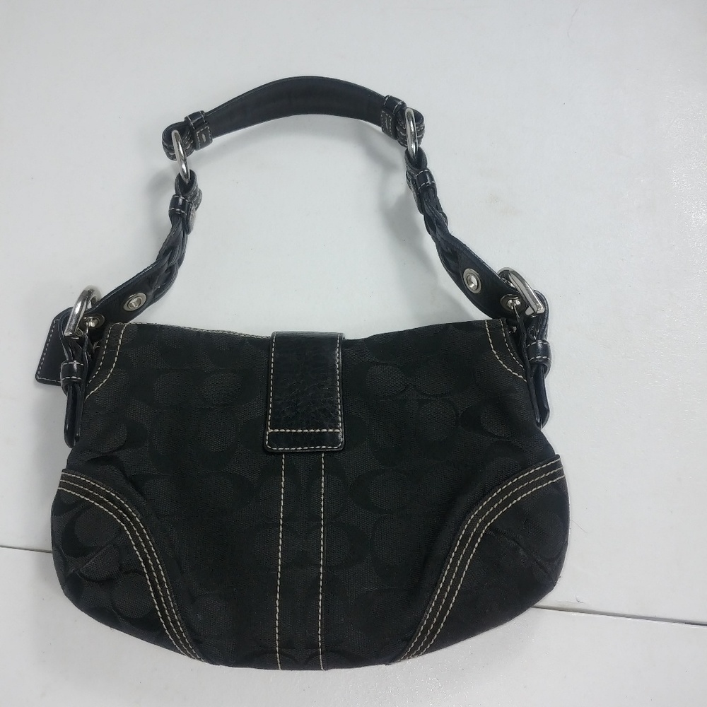  Pre Owned Small Black Coach Purse Gem